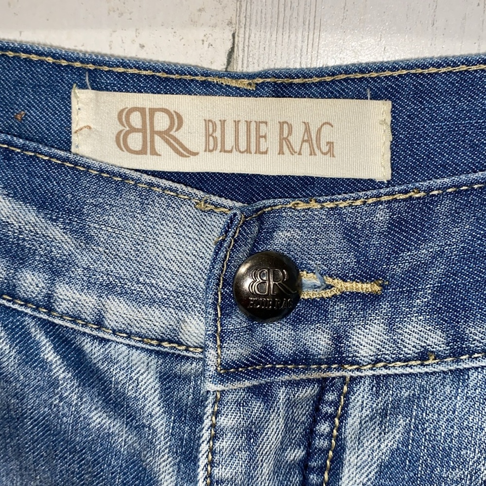 0701 Men's Blue Rag Blue Jeans - Picture 2 of 5
